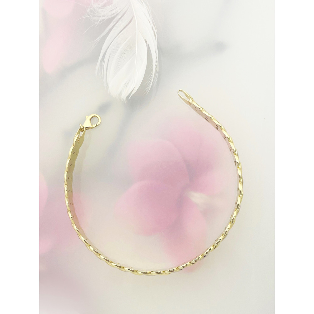 Herz Damen Goldarmband Armband Armkette Gelbgold 585er 14KT