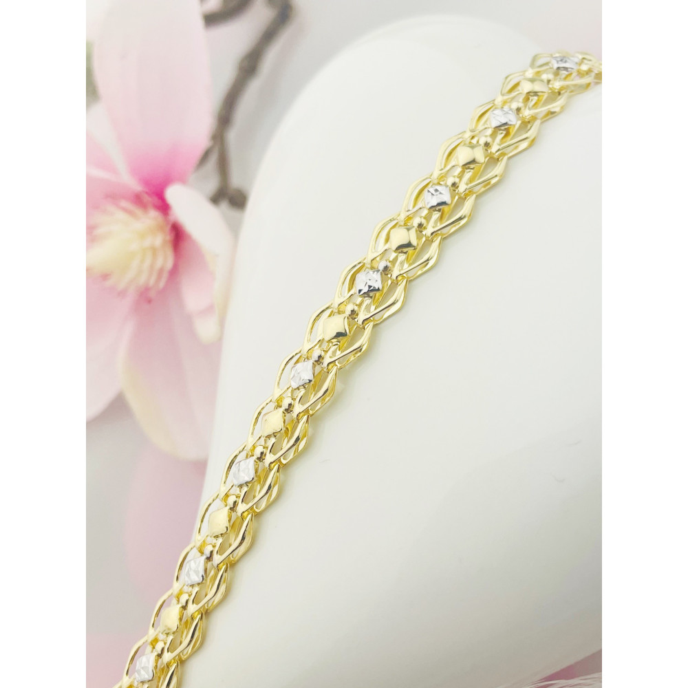 Damen Goldarmband Armband Armkette Gelbgold 14KT 585er