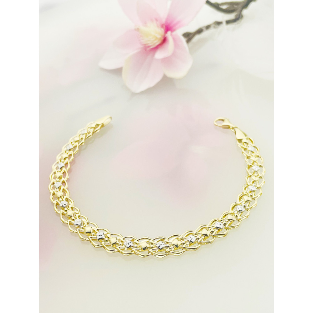 Damen Goldarmband Armband Armkette Gelbgold 14KT 585er