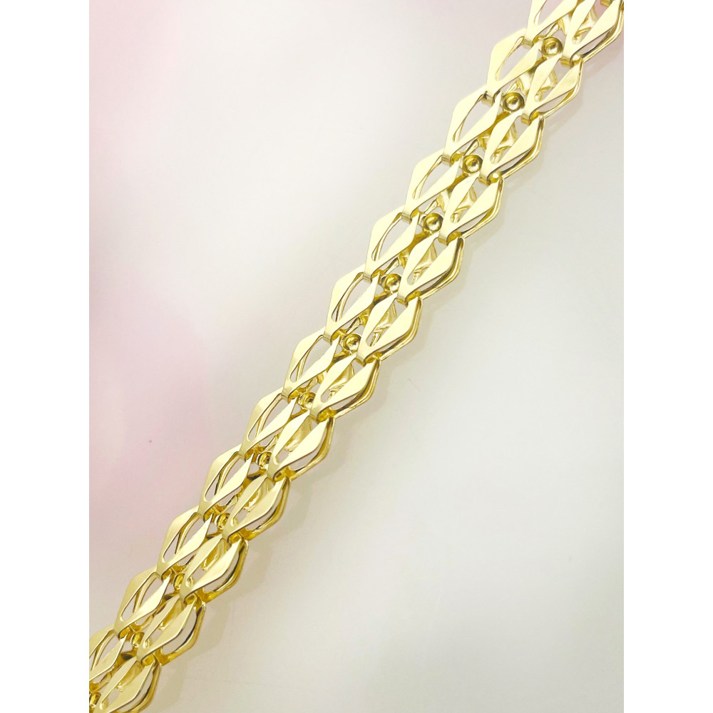 copy of Złota bransoletka z zawieszkami serce