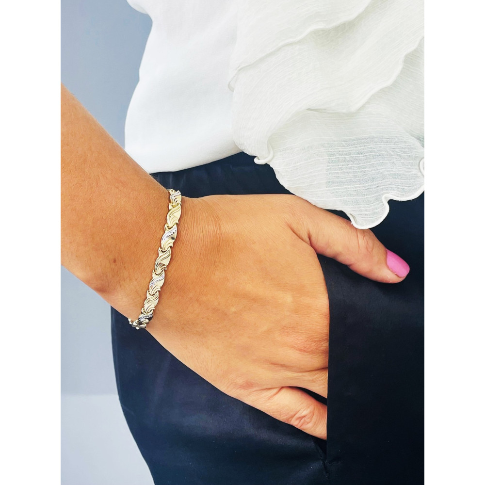 Damen Goldarmband Armband Armkette Gelbgold 585er 14KT