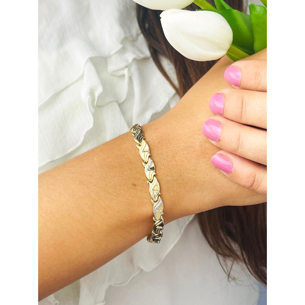 Damen Goldarmband Armband Armkette Gelbgold 585er 14KT