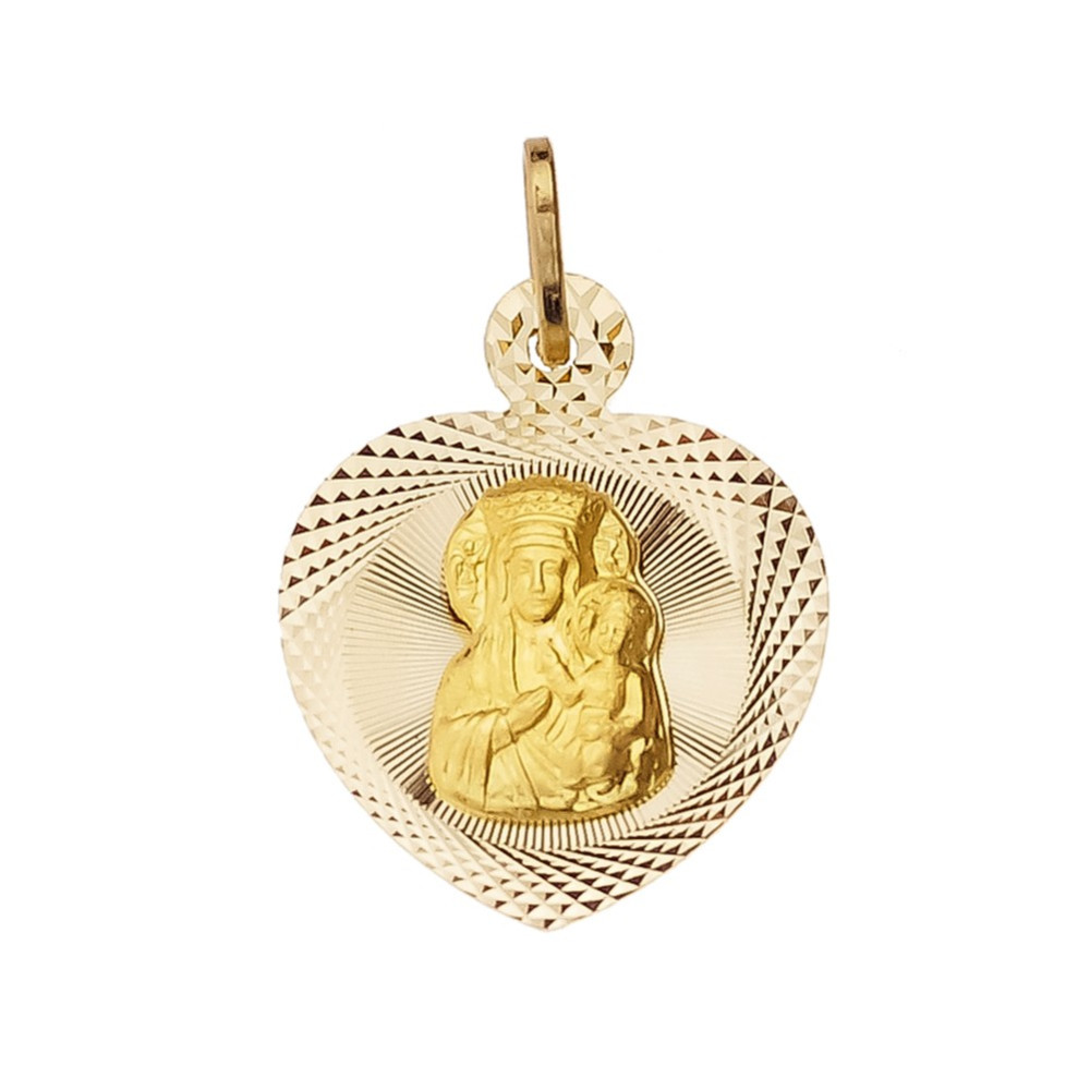 Anhänger Madonna Maria Goldanhänger Erstkommunion 585er 14KT