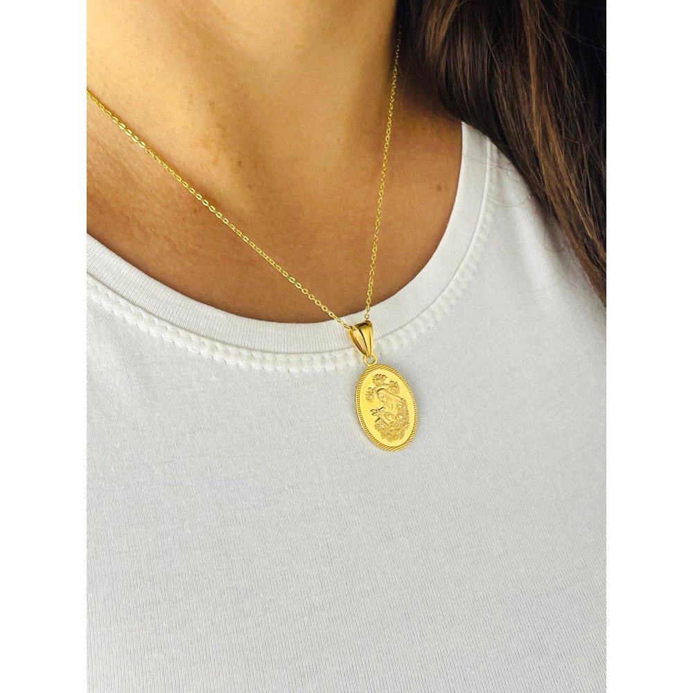 Anhänger Heilige Rita Goldanhänger Erstkommunion 585er 14KT