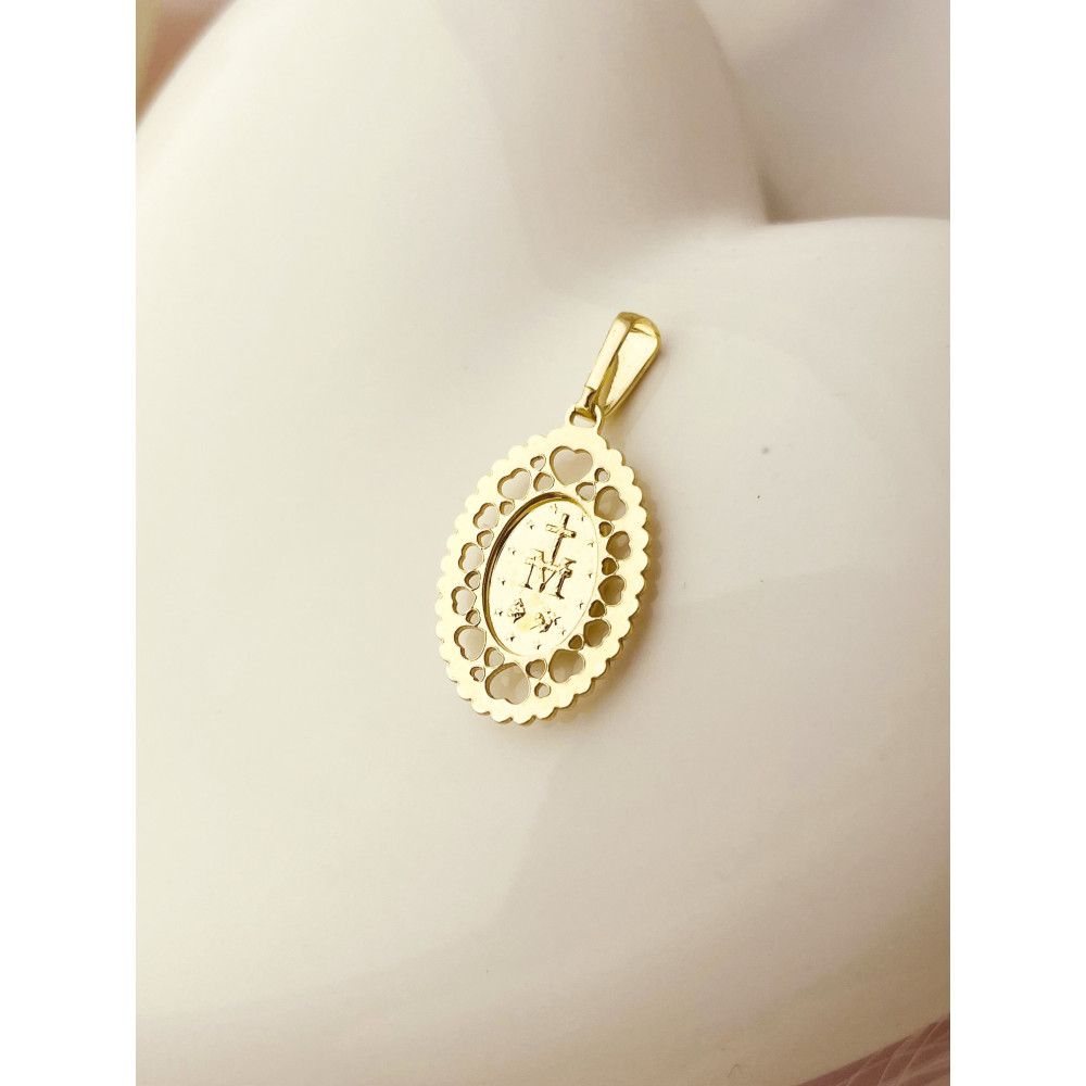 Anhänger Madonna Maria Goldanhänger Erstkommunion 585er 14KT