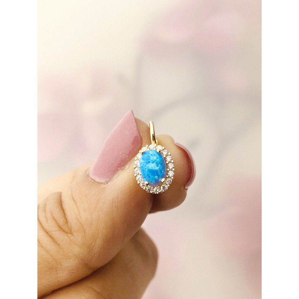 Ohrringe mit Zirkonia Ohrhänger Ohrstecker Ohrschmuck 585er 14KT Gelbgold