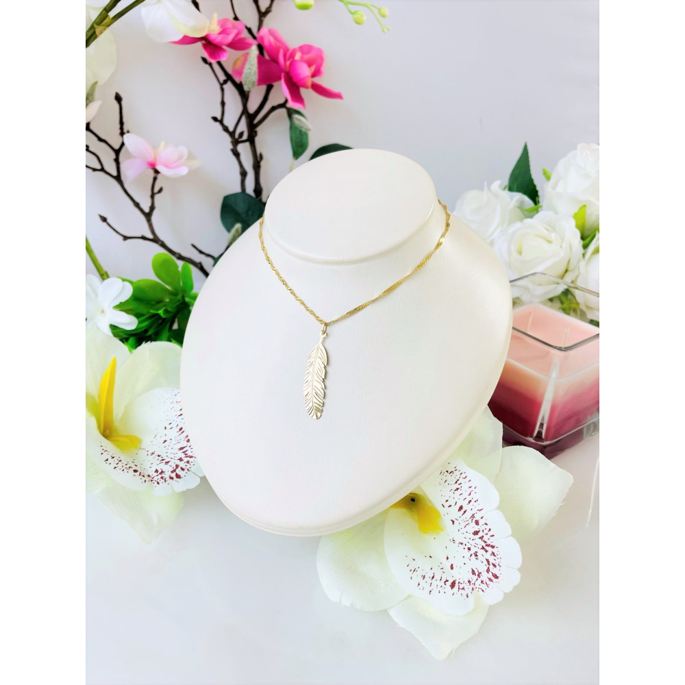 copy of Złoty wisiorek zawieszka rozeta ażurowa