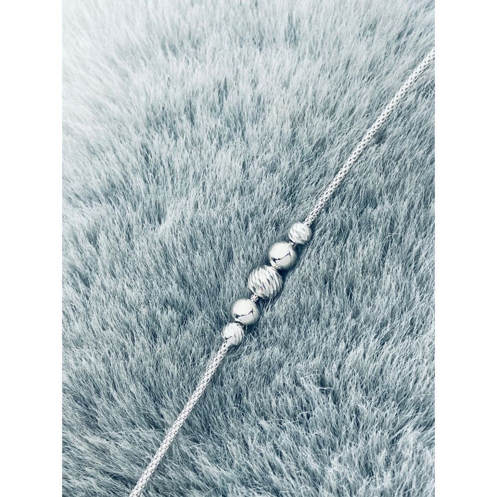 Kugel Armband 925 Silber Damen