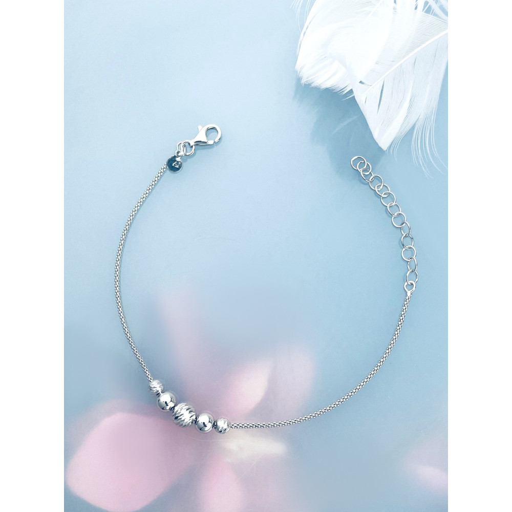 Złota bransoletka celebrytka serce nieskończoność