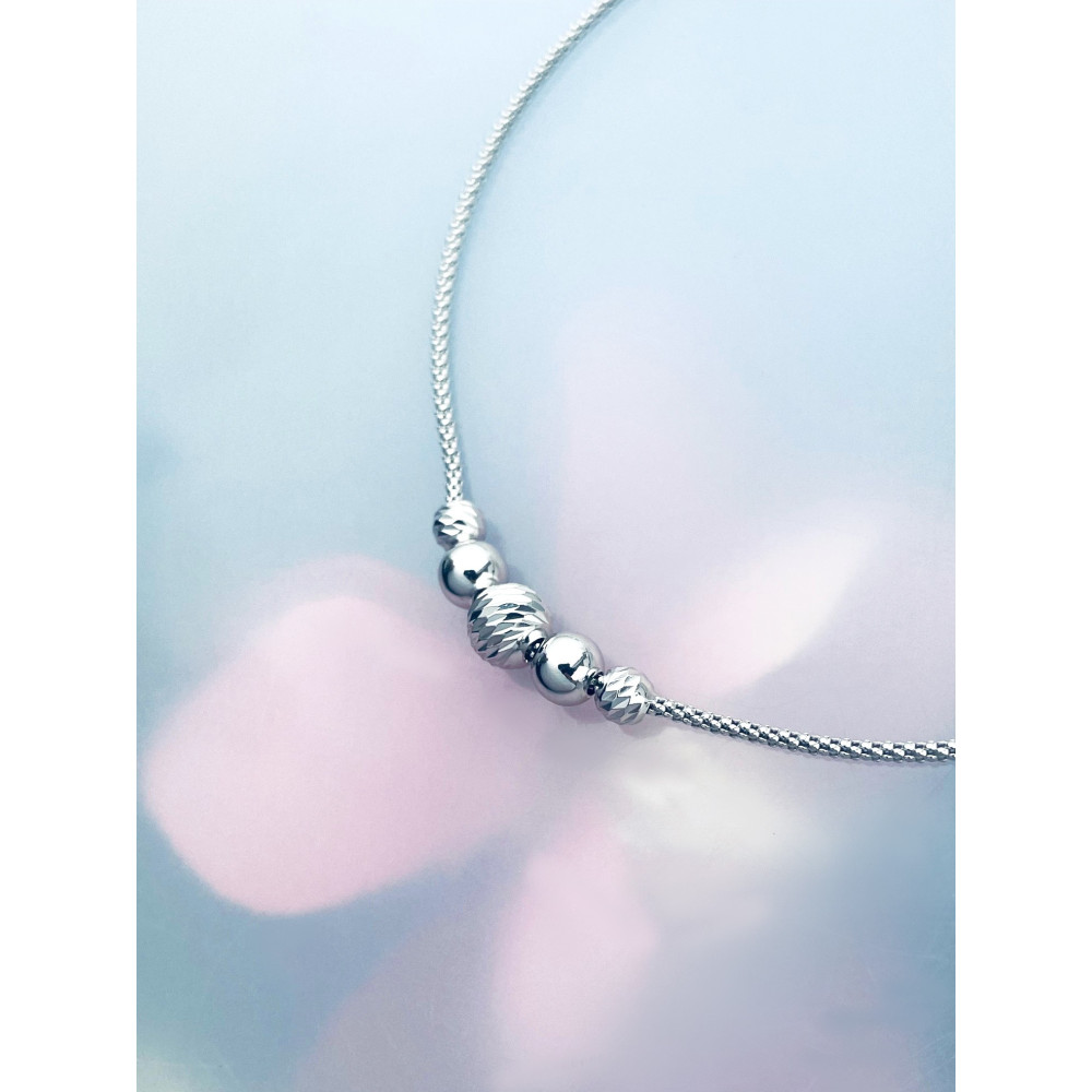 Kugel Armband 925 Silber Damen