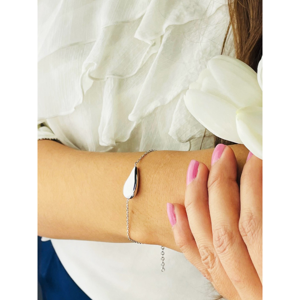 Tropfen Armband 925 Silber Damen