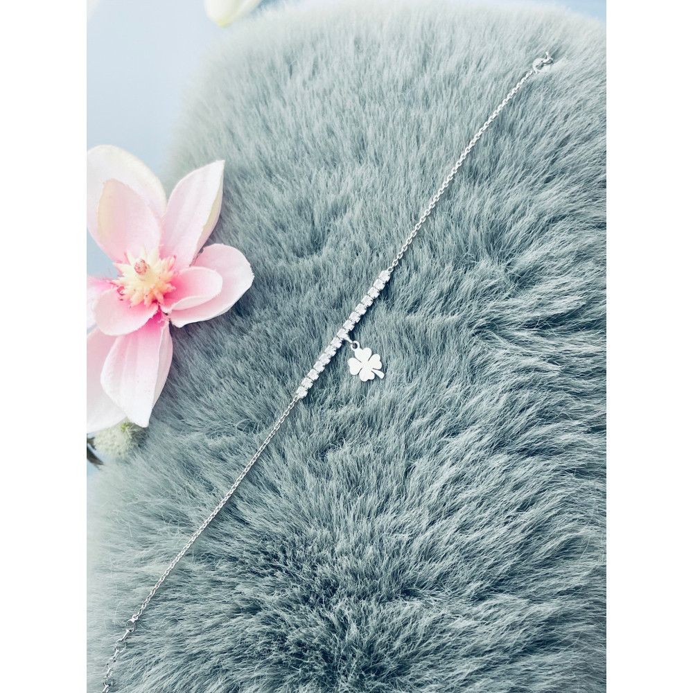 copy of Złota bransoletka celebrytka serce nieskończoność