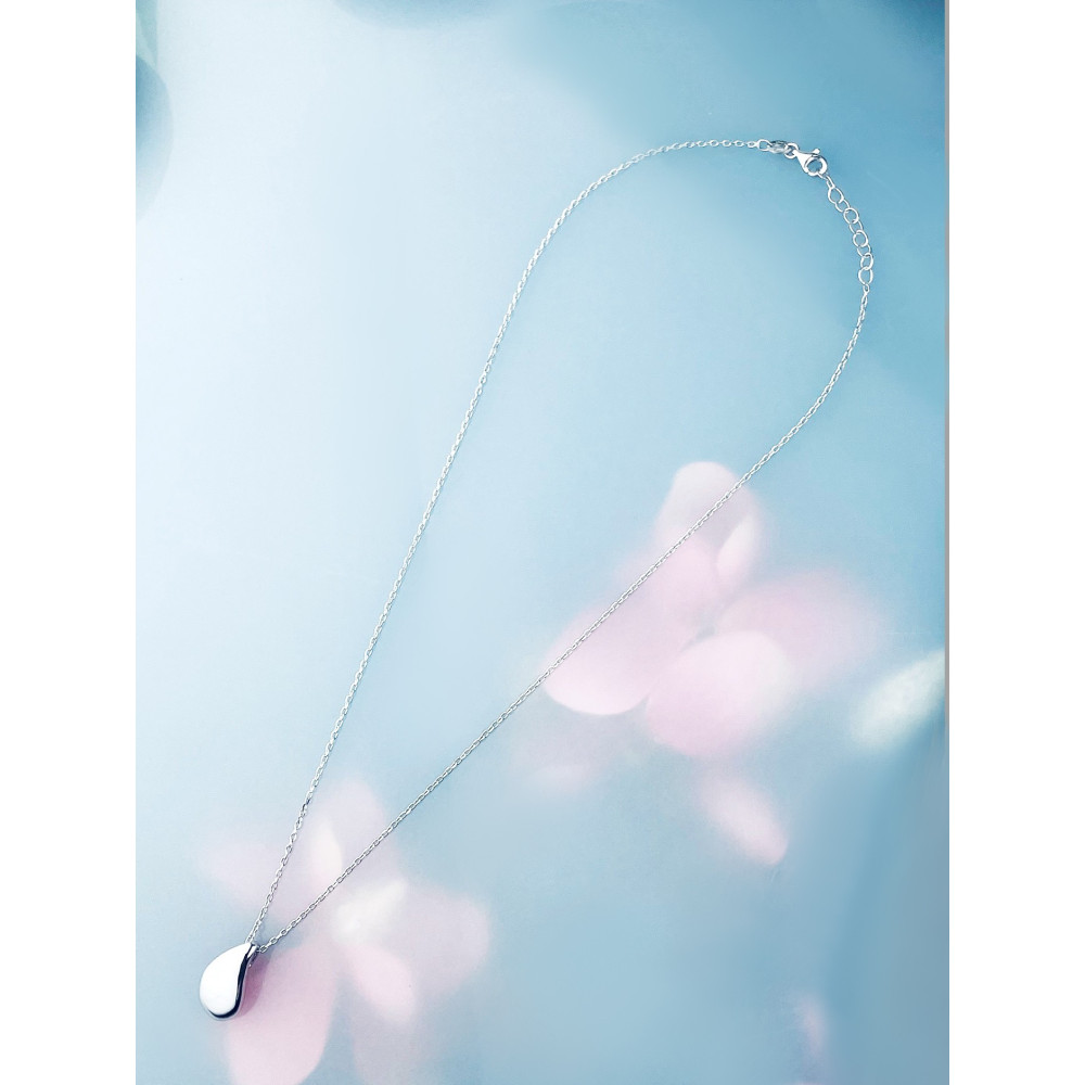 Tropfen 925 Silber Halskette