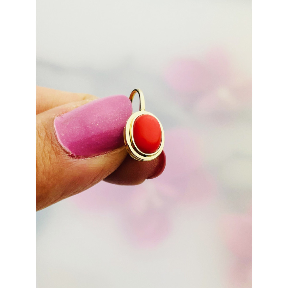 copy of Złote kolczyki kuleczki z cyrkoniami dwukolorowe