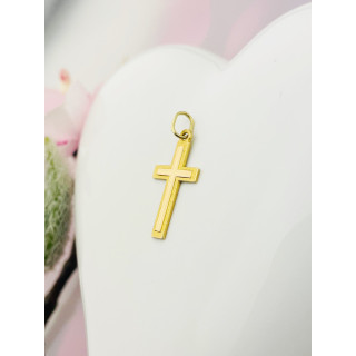 Goldanhänger Kettenanhänger Gold Anhänger Kreuz Goldkreuz Erstkommunion Gelbgold 585er 14KT