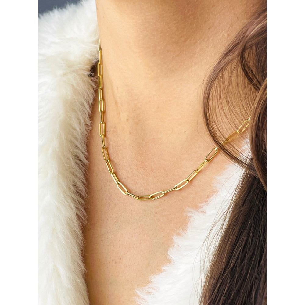 goldenes Halsband Ankerkette Gold 585er 14KT