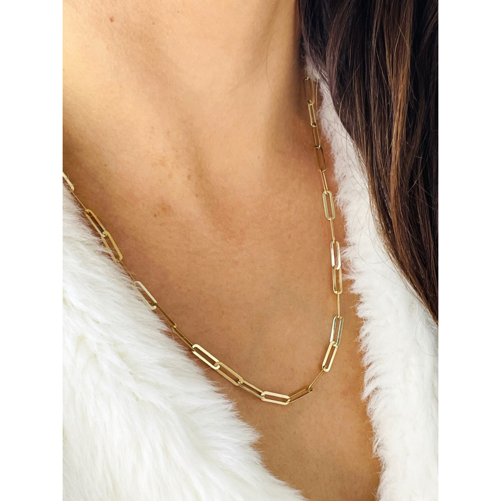 goldenes Halsband Ankerkette Gold 585er 14KT