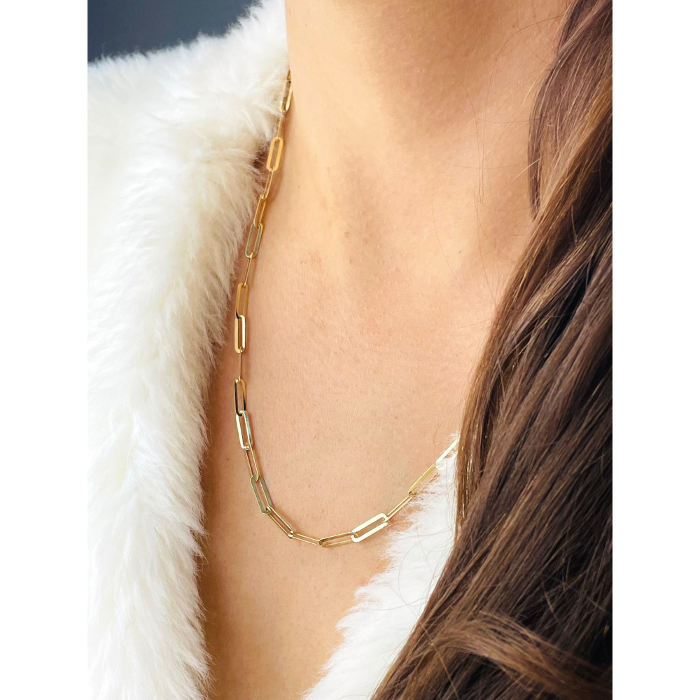 goldenes Halsband Ankerkette Gold 585er 14KT