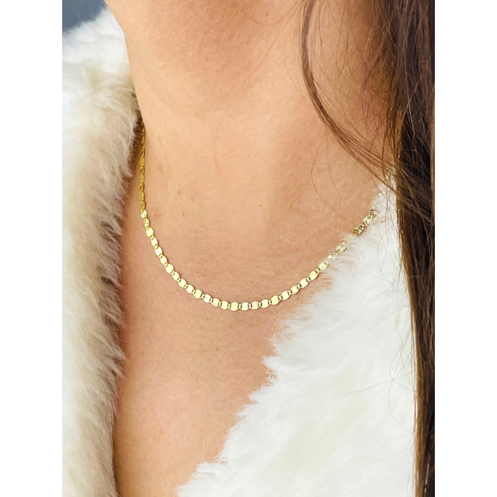 Goldkette Halskette Marina Kette Collier Gold 585er 14KT