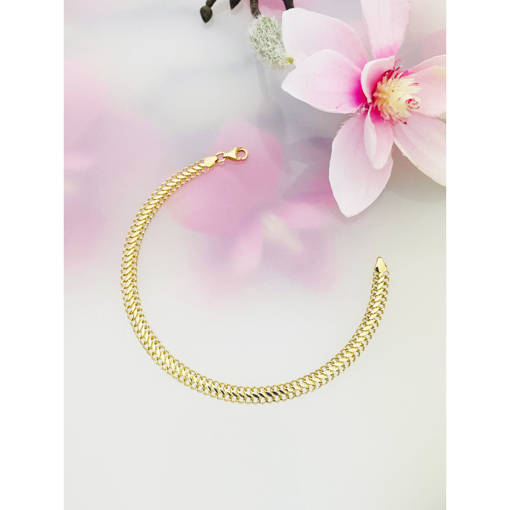 Damen Goldarmband Armband Armkette Gelbgold 14KT 585er