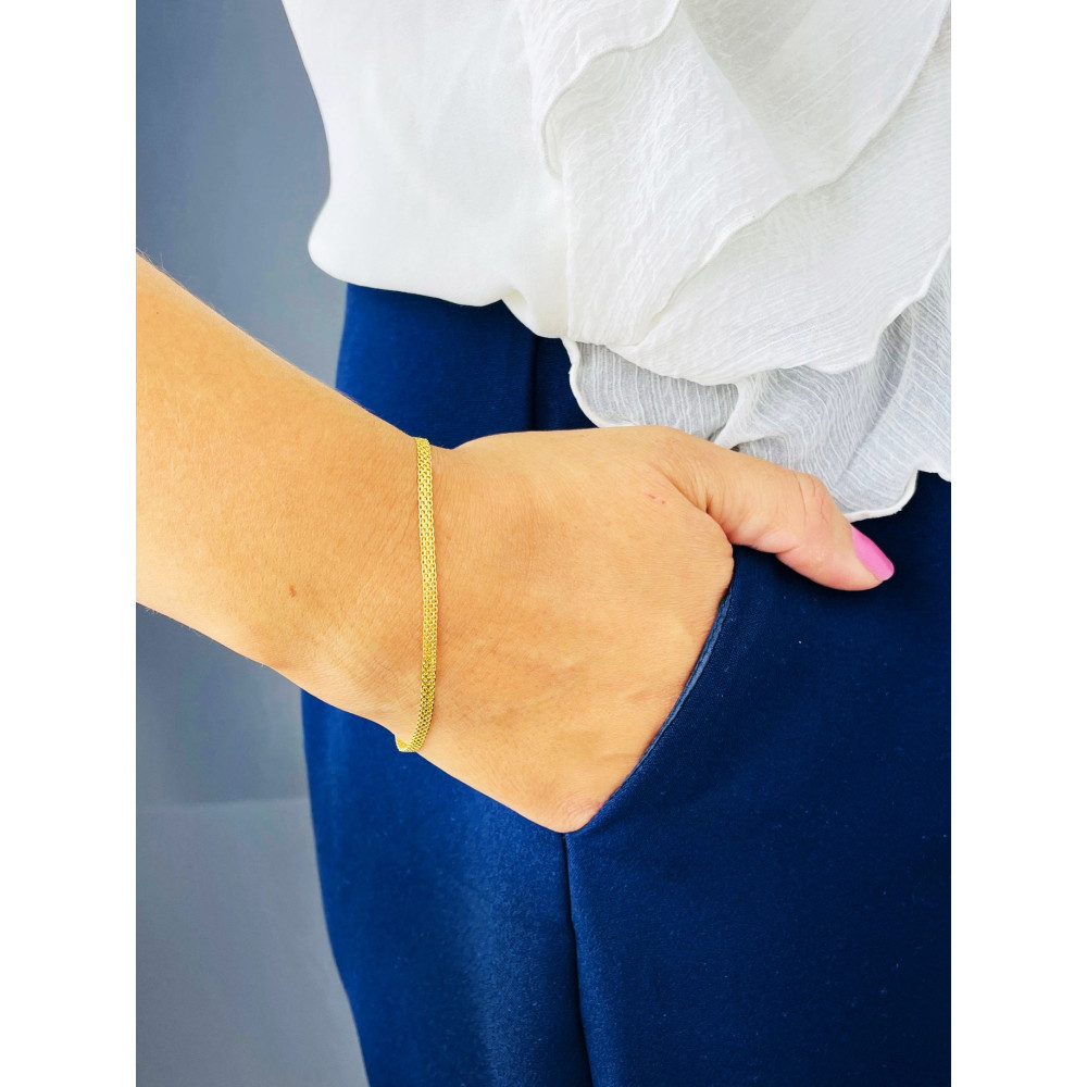 Damen Goldarmband Armband Armkette Gelbgold 14KT 585er