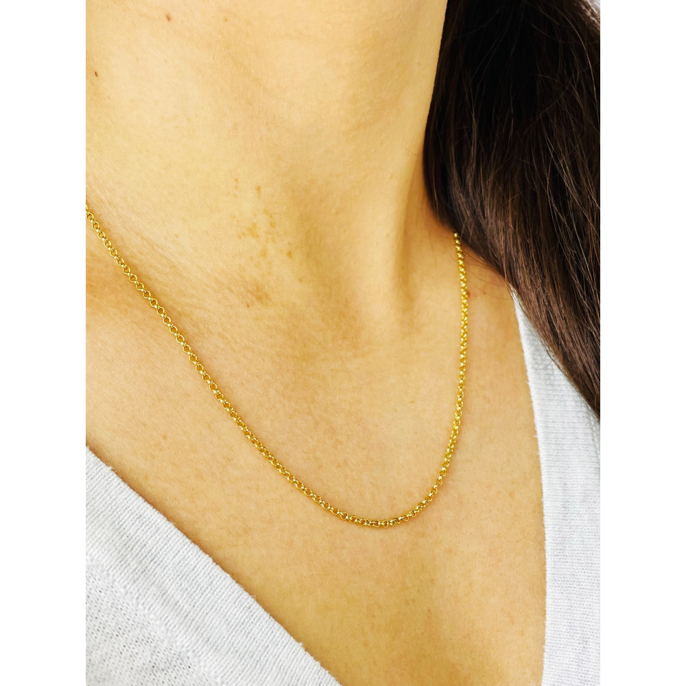 Goldkette Panzerkette Halskette Collier Echt 585er 14KT Gold