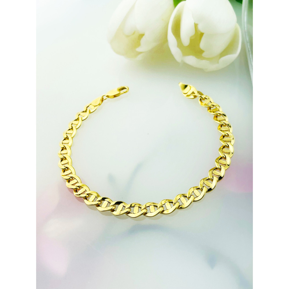 Diamondi Goldarmband Armbänder Marina-Kette 585er 14KT