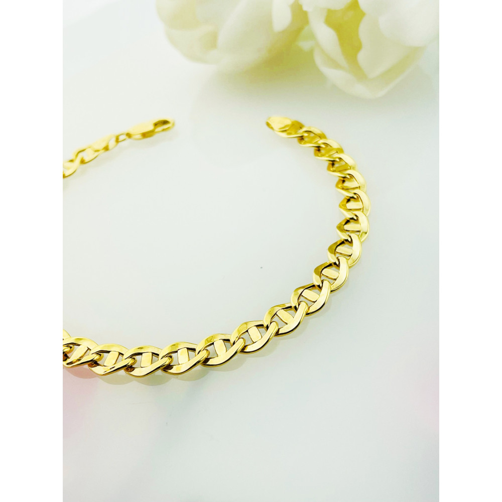 Diamondi Goldarmband Armbänder Marina-Kette 585er 14KT