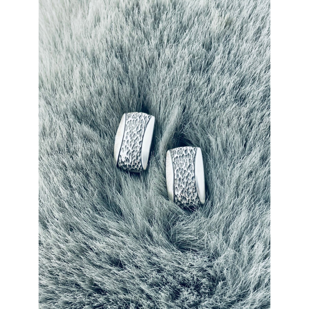 copy of Złote kolczyki przecinki z cyrkoniami