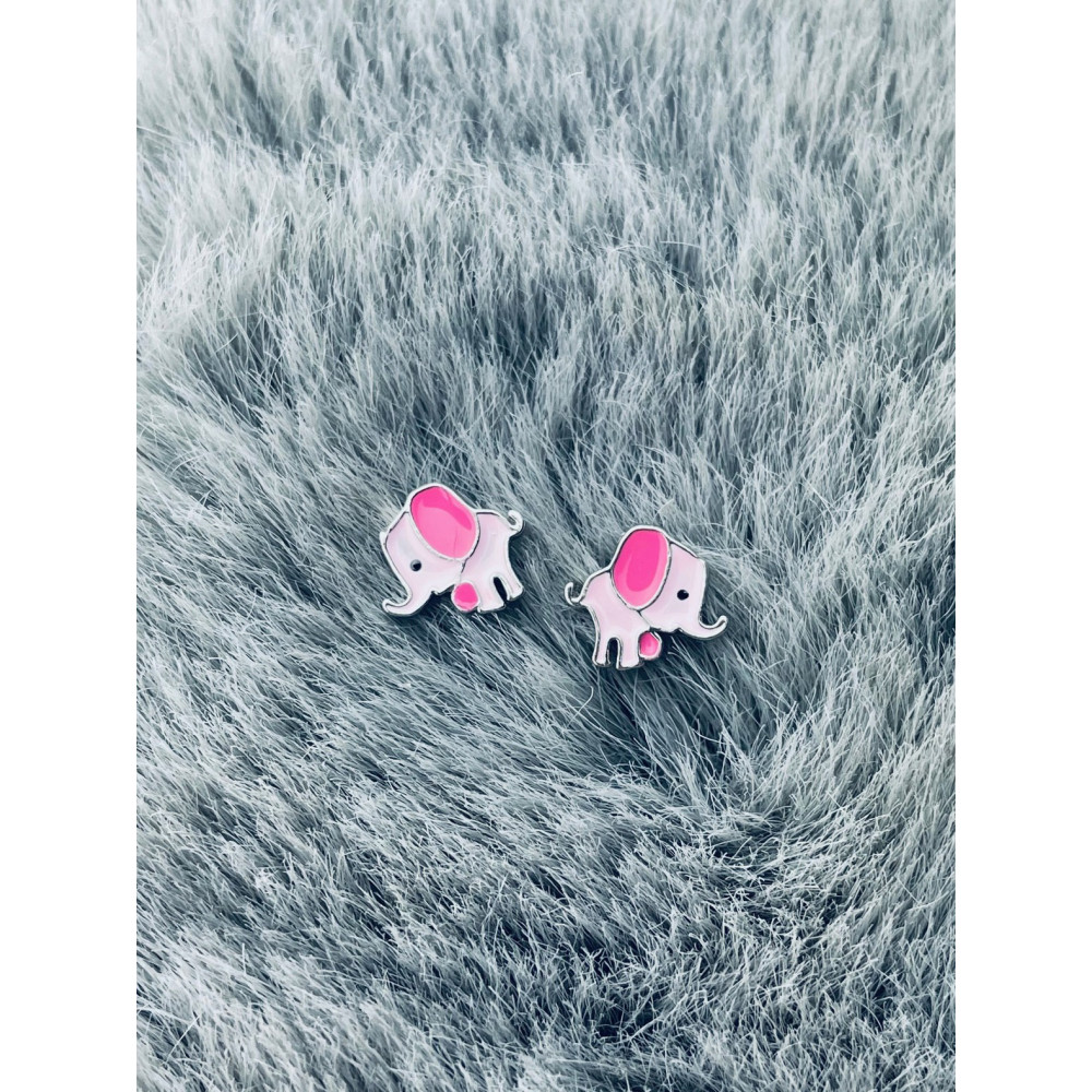 Elefant 925 Silber Ohrringe