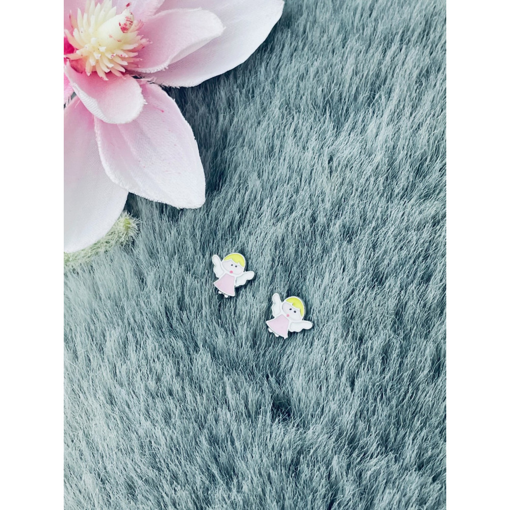 Engel 925 Silber Ohrringe