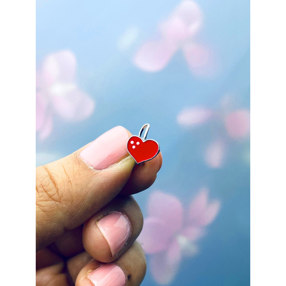 copy of Srebrne kolczyki jeże jeżyki z emalią pudrowy róż