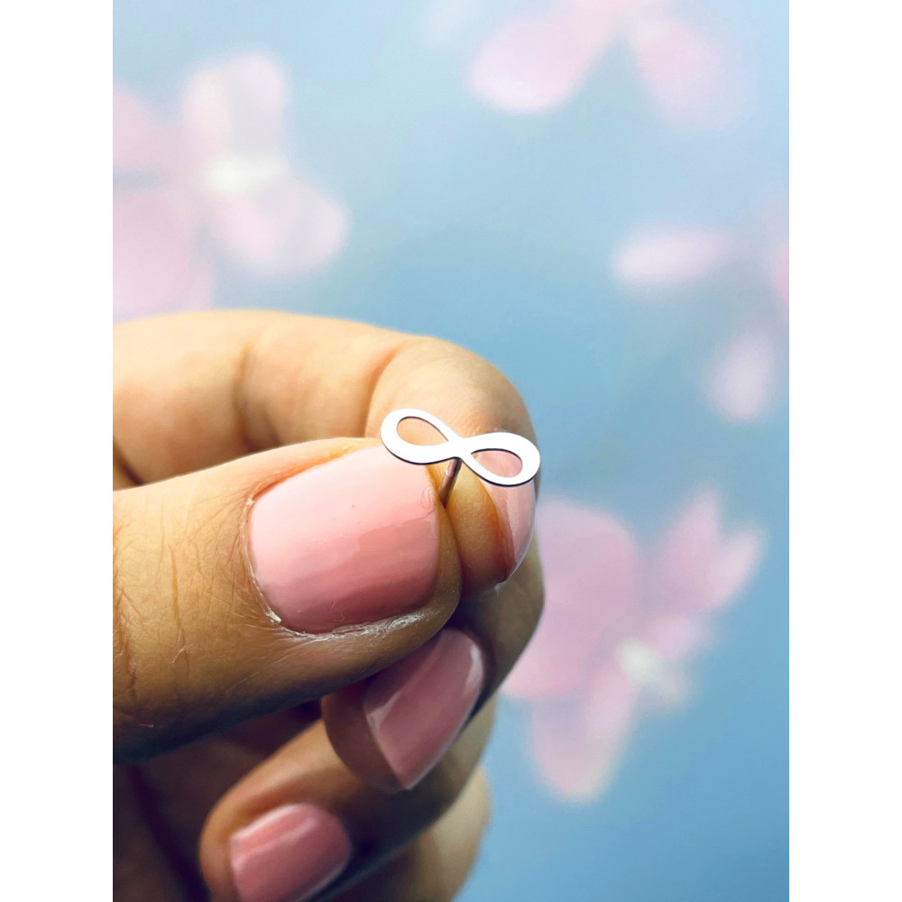 Infinity 925 Silber Ohrringe