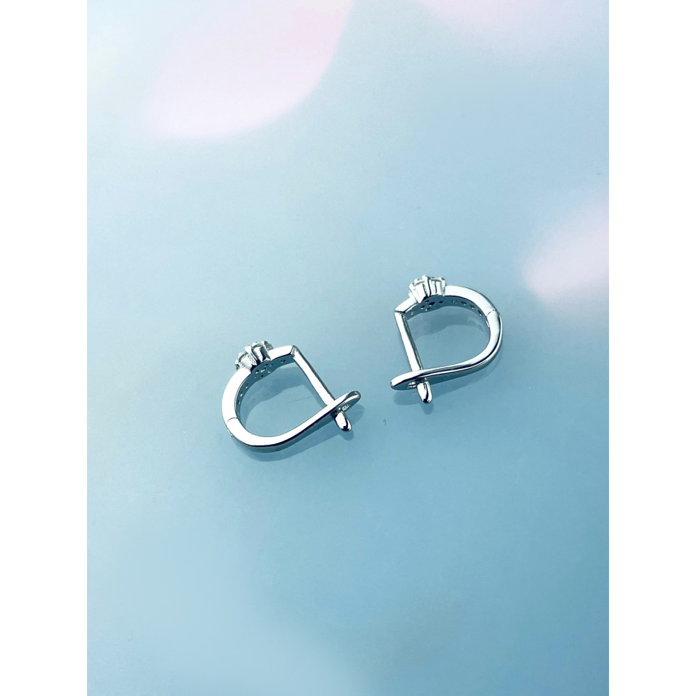 925 Silber mit Zirkonia Ohrringe