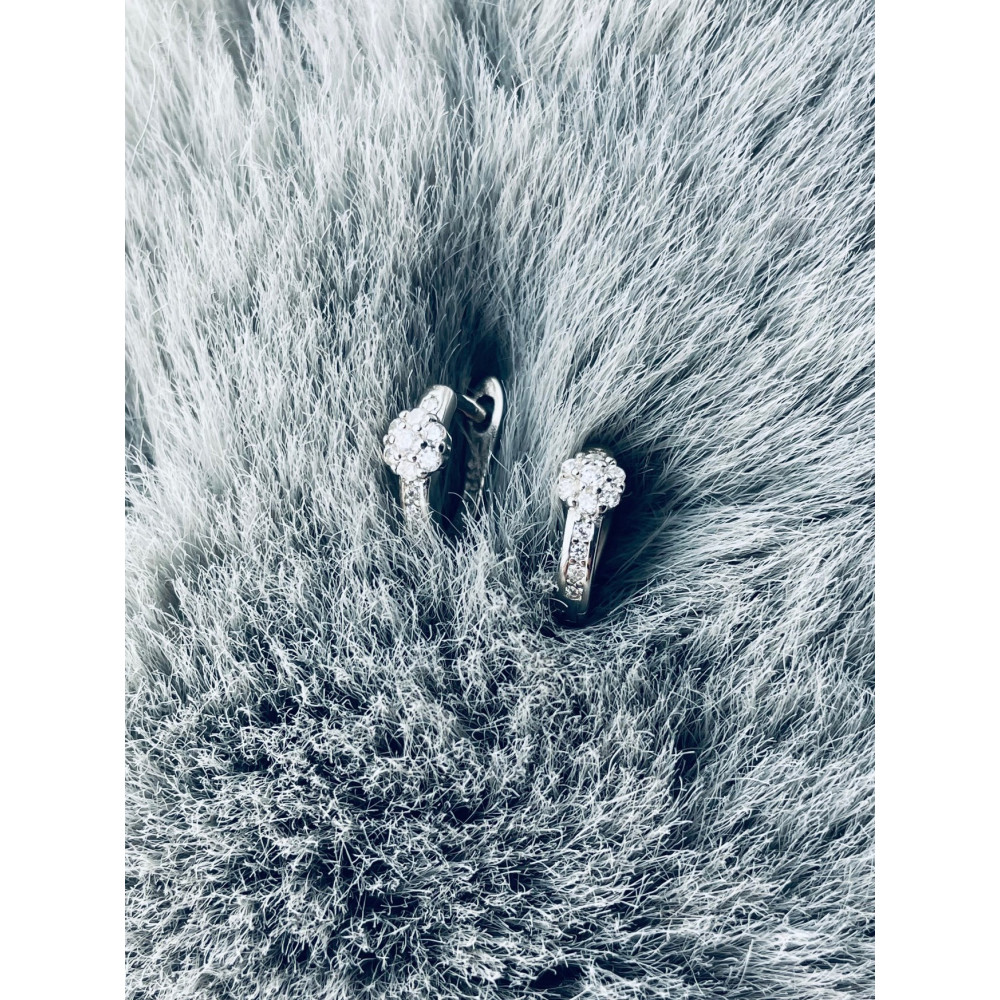 925 Silber mit Zirkonia Ohrringe