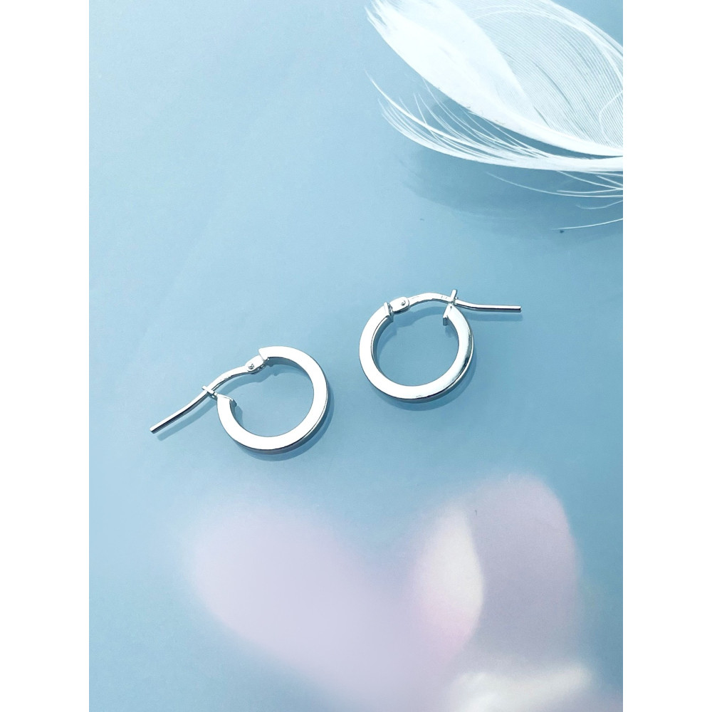 925 Silber Ohrringe Kreis