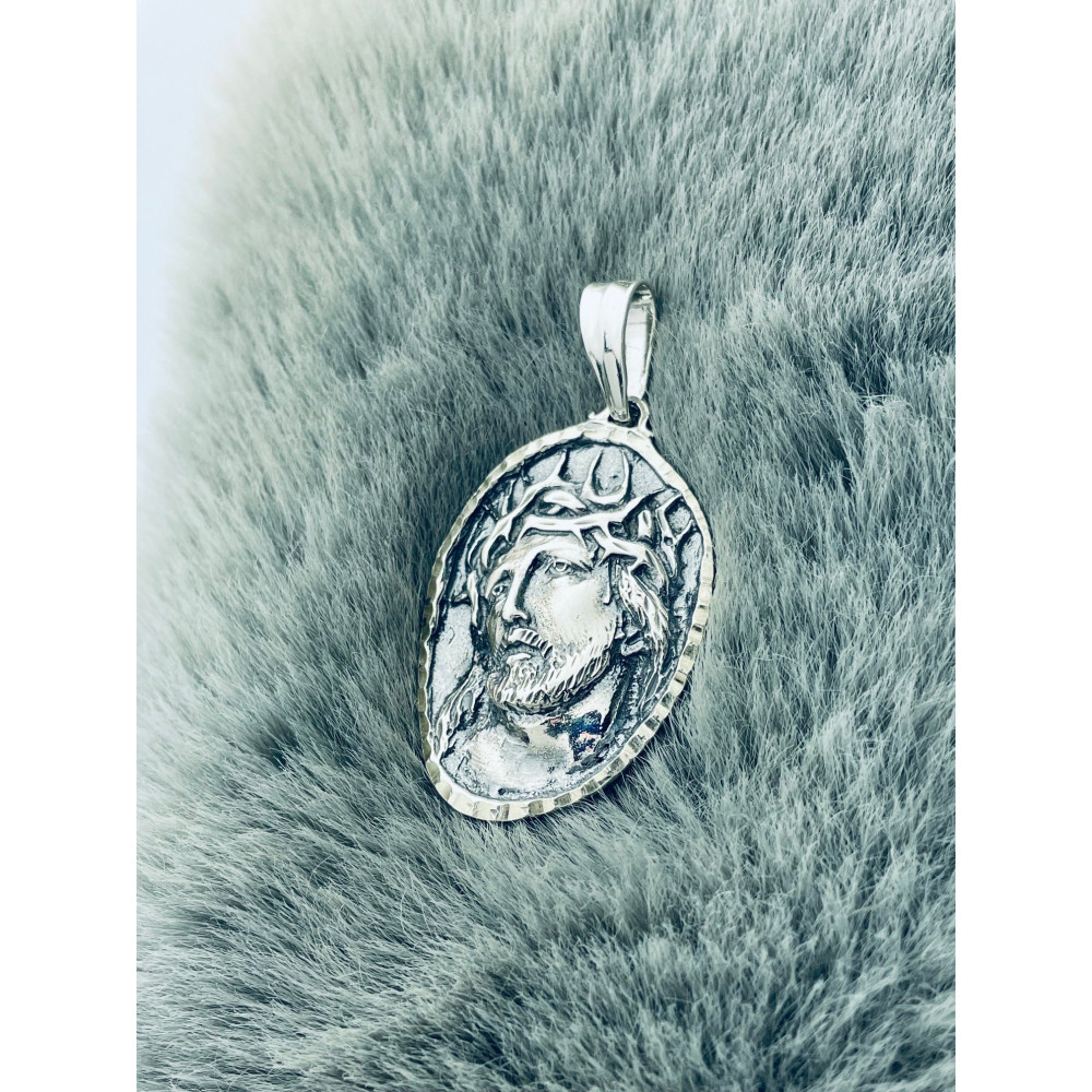 Silber Anhänger Jesus  Erstkommunion 925er