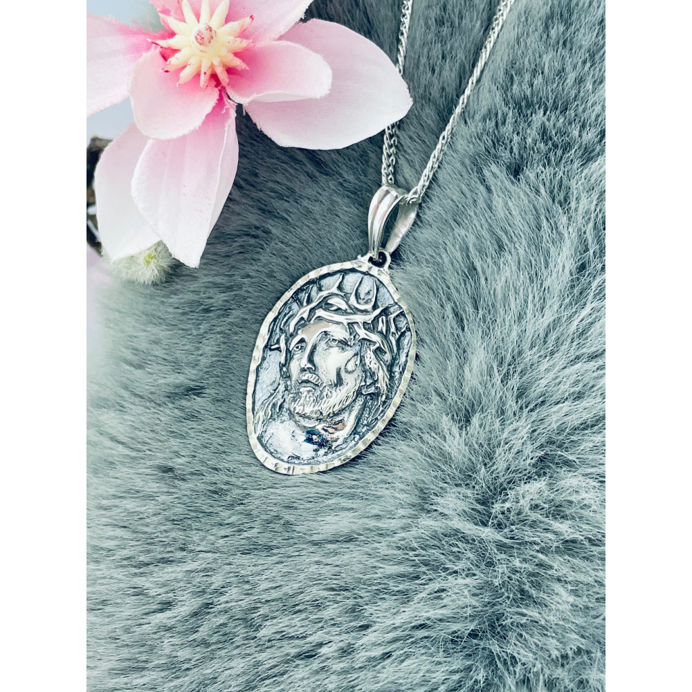 Silber Anhänger Jesus  Erstkommunion 925er