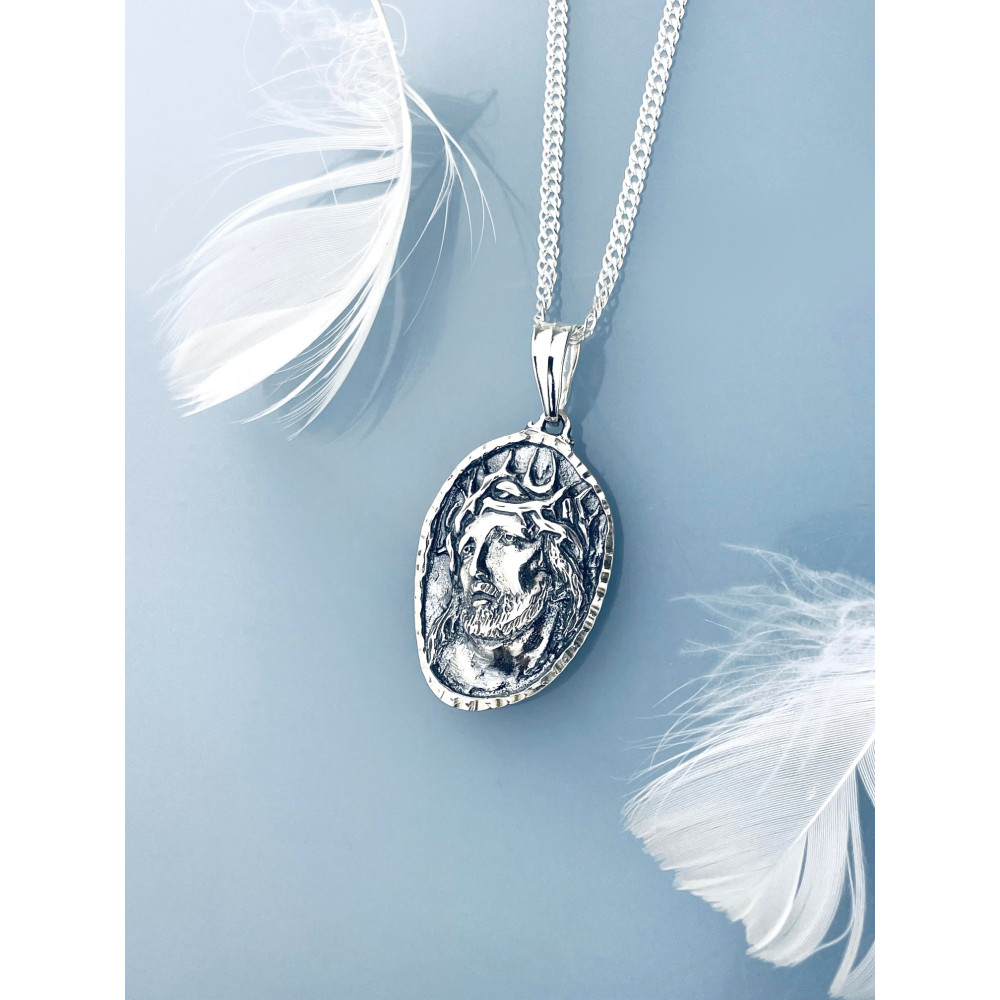 Silber Anhänger Jesus  Erstkommunion 925er