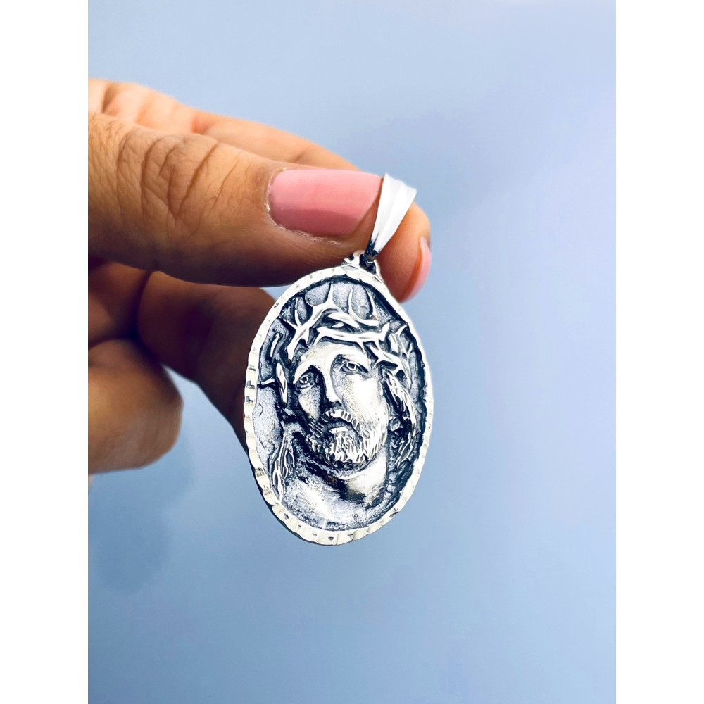 Silber Anhänger Jesus  Erstkommunion 925er