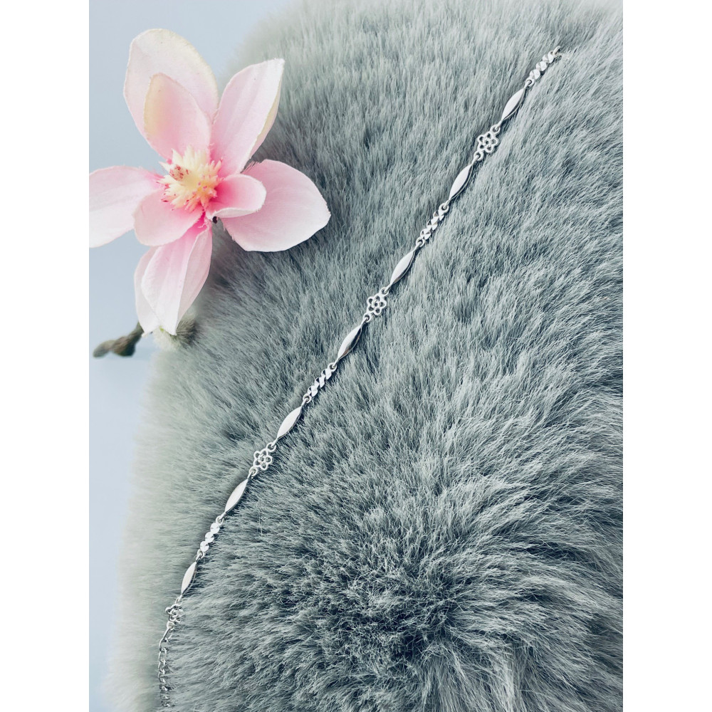 copy of Złota bransoletka celebrytka serce nieskończoność