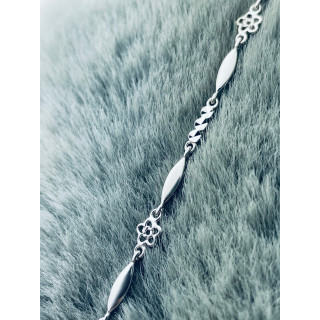 Blume Armband 925 Silber Damen