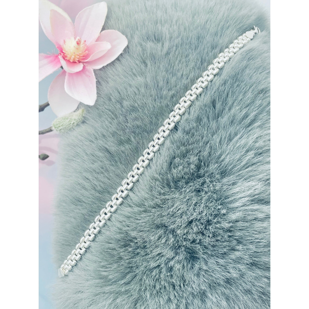 925 Silber Kugel Armband