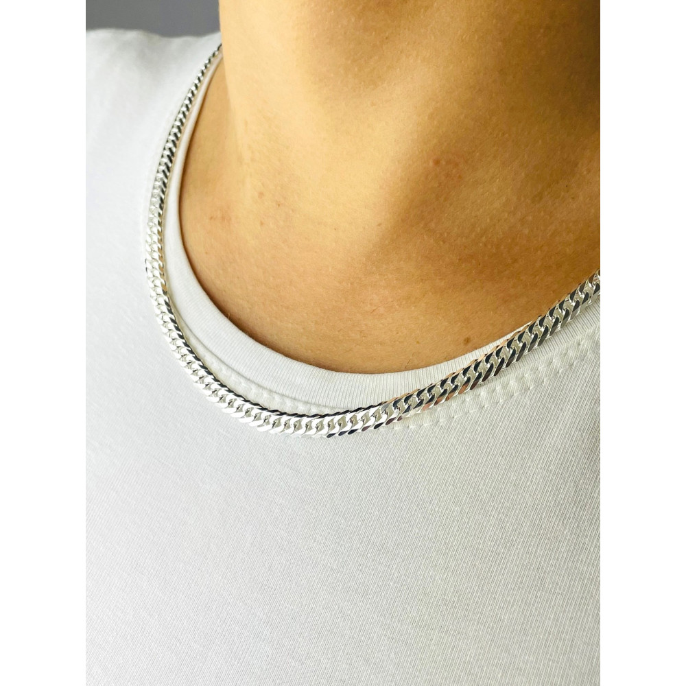 925 Silber Rombo Halskette Collier
