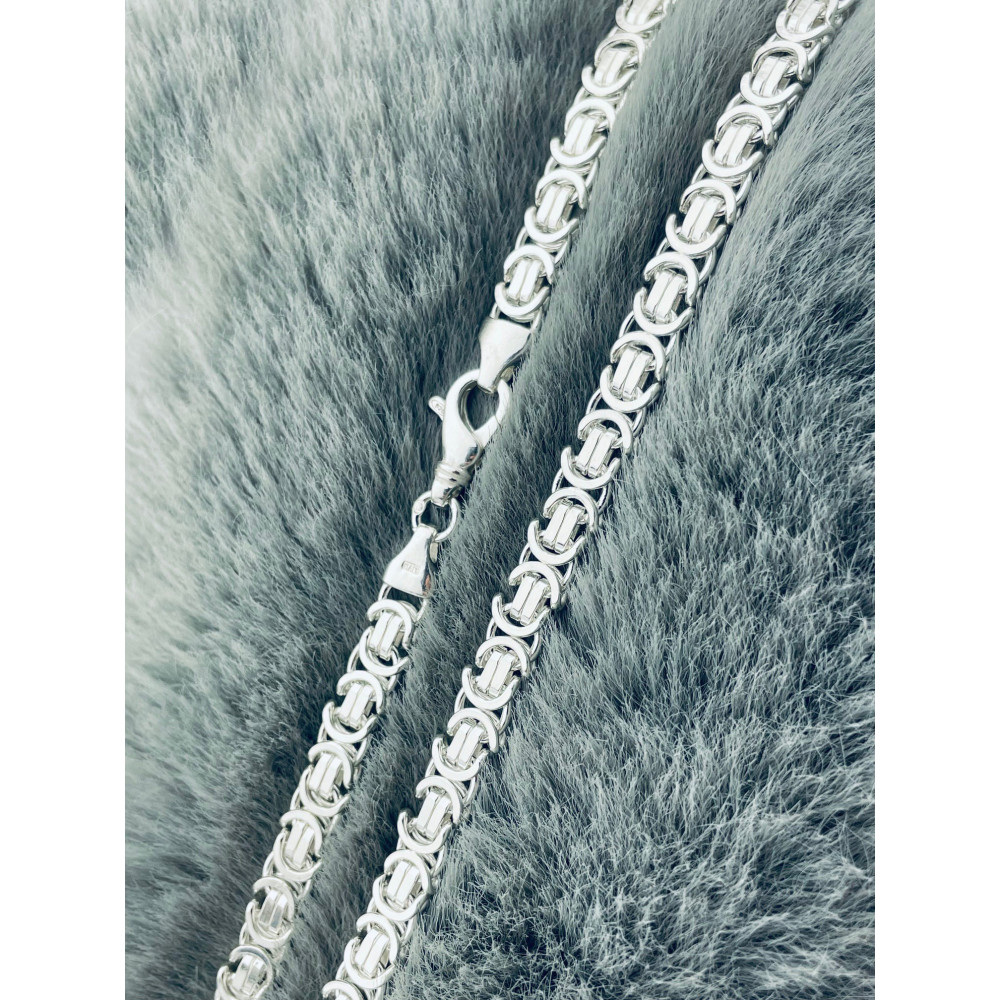 925 Silber königliches Halskette