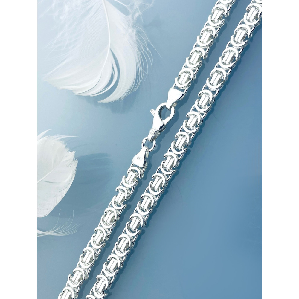 925 Silber königliches Halskette