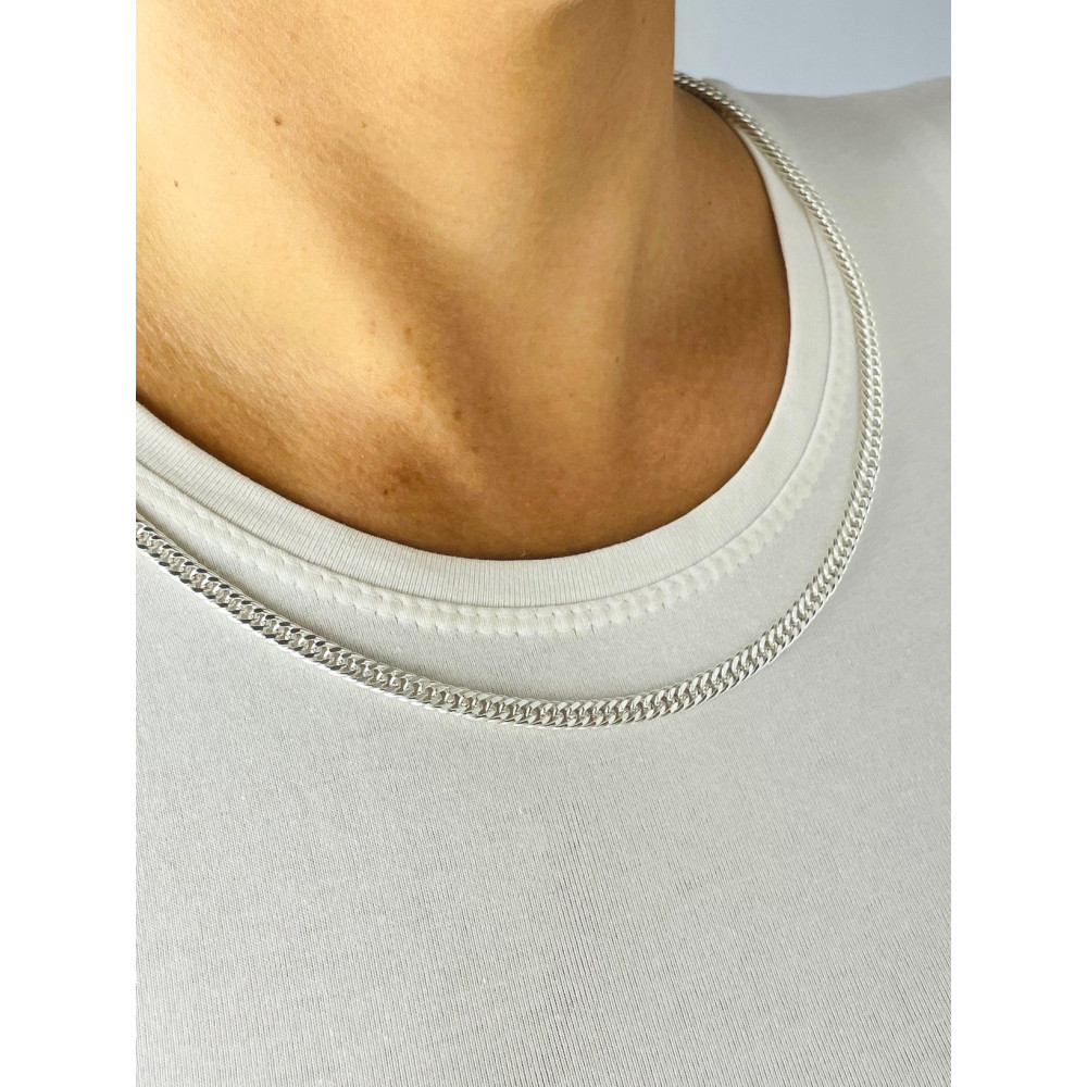 925 Silber Rombo Halskette Collier