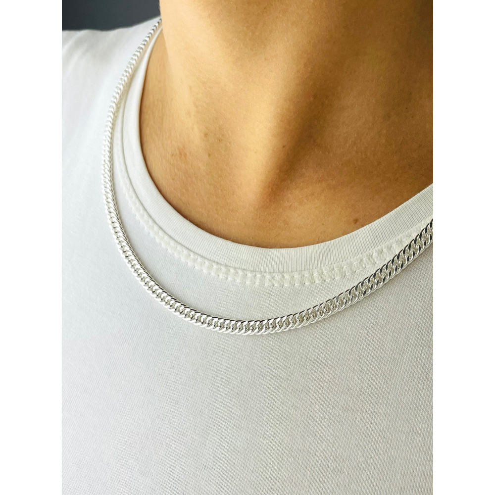 925 Silber Rombo Halskette Collier