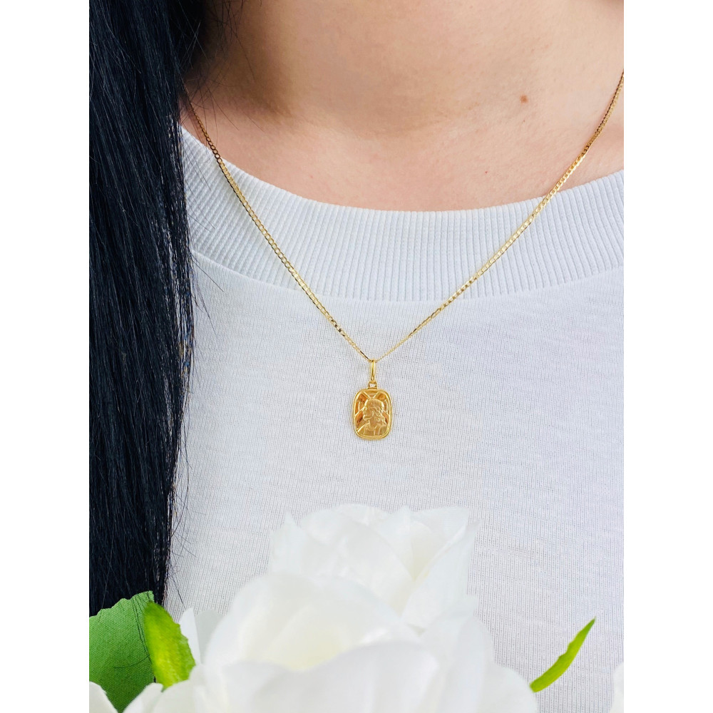 Złoty Medalik Zawieszka Pan Jezus