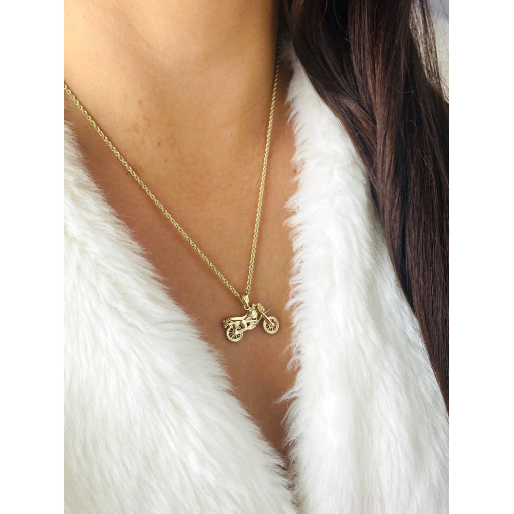 copy of Złoty wisiorek zawieszka rozeta ażurowa